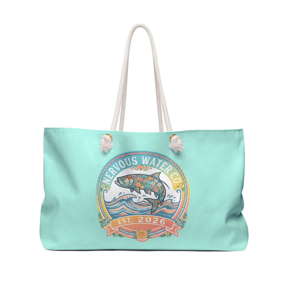 Floral Tarpon Weekender Bag
