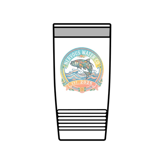 Floral Trout Travel Cup
