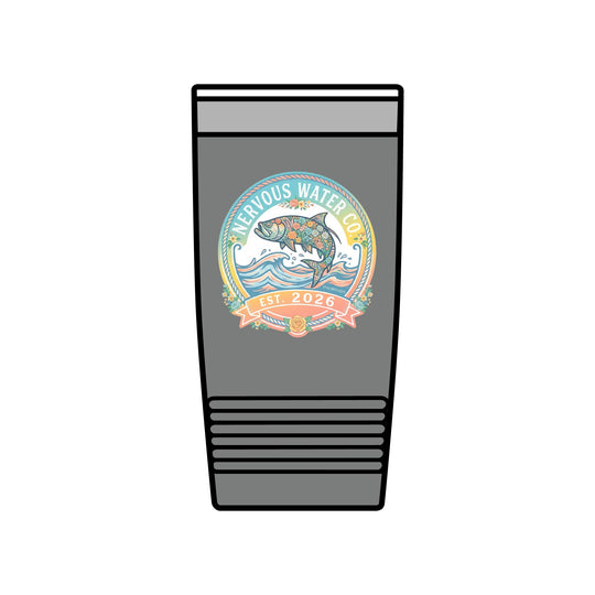 Floral Trout Travel Cup