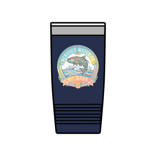 Floral Trout Travel Cup