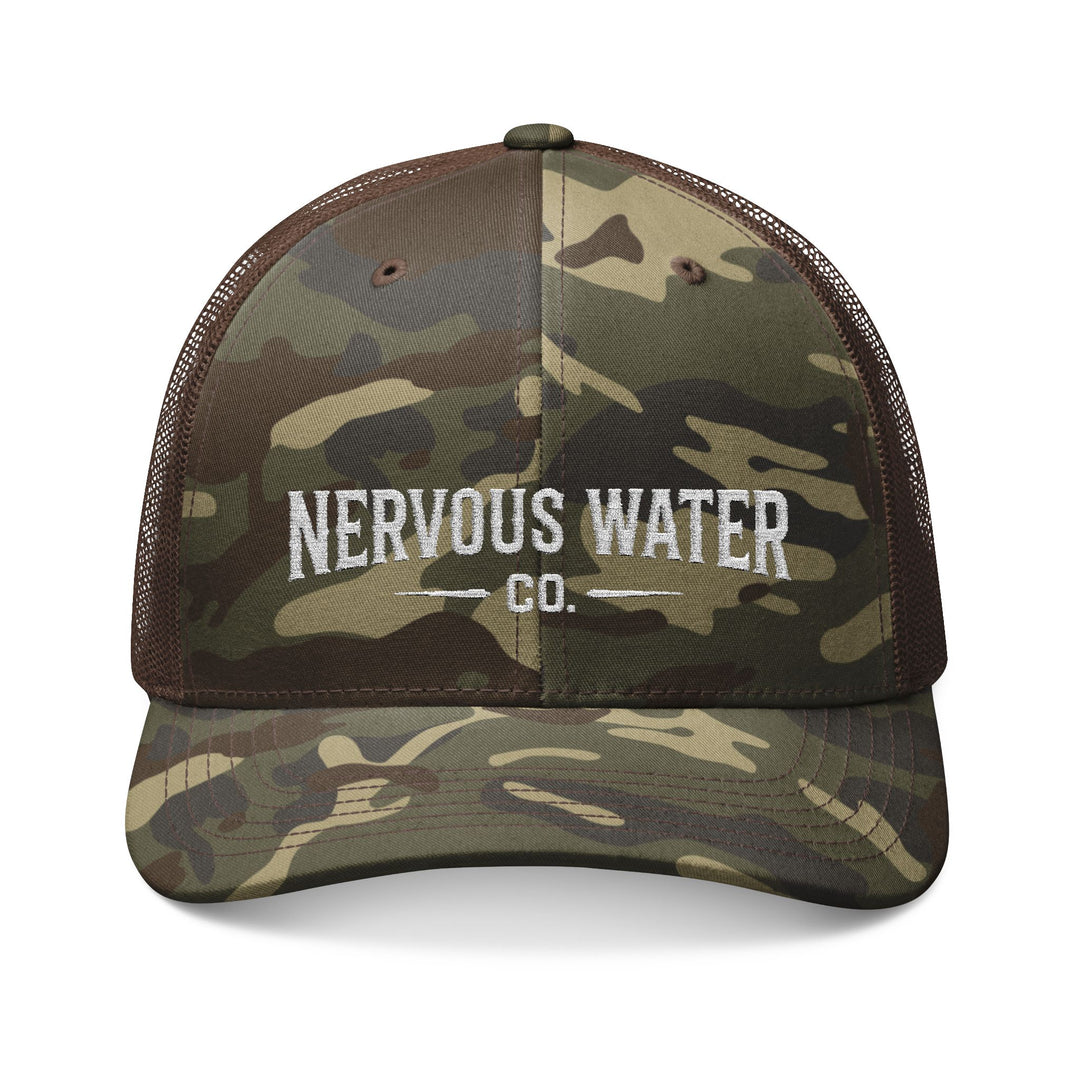 Nervous Water Co. Low Pro Camo Trucker