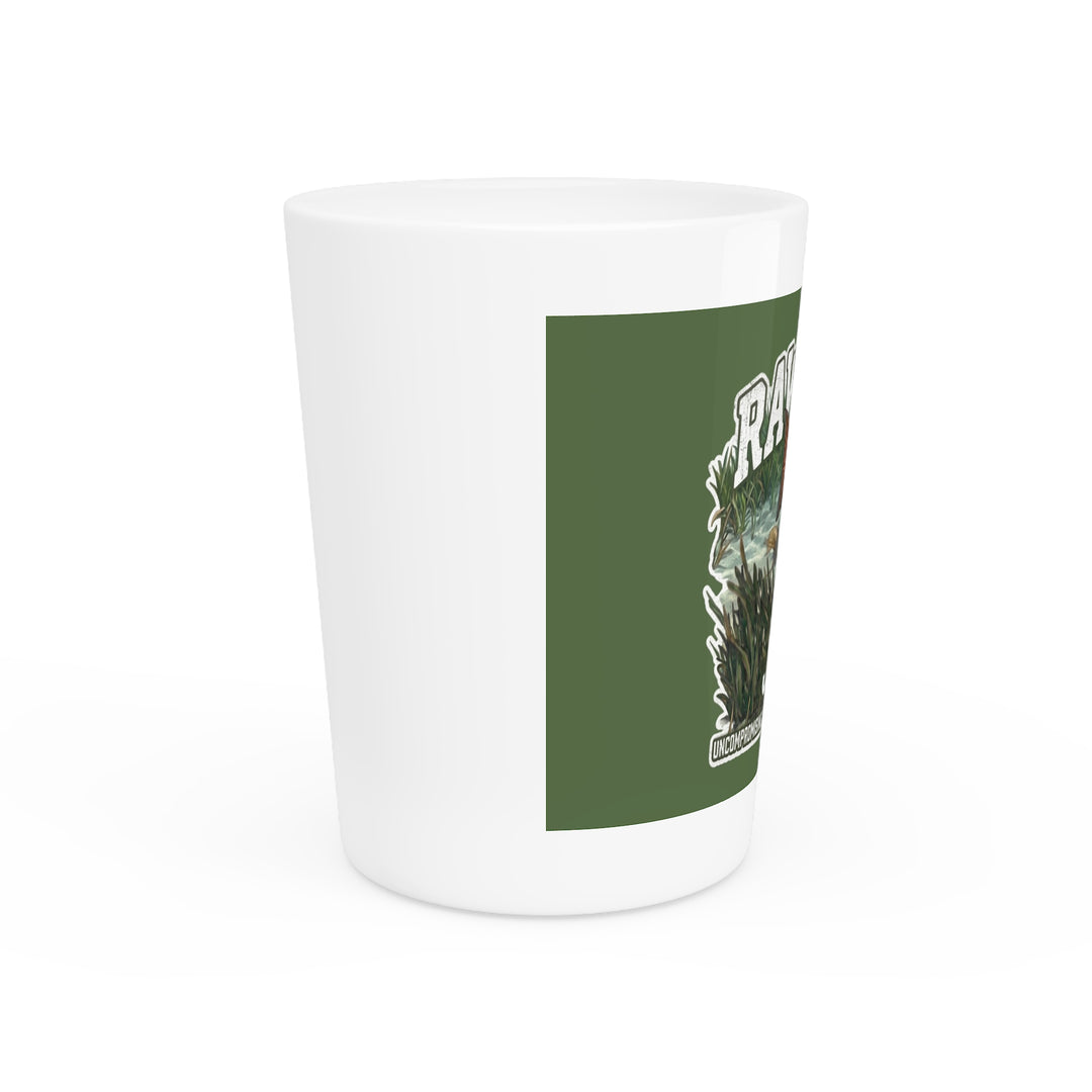 Raw-Tied Jigs Fishing Shot Glass - Nervous Water Company