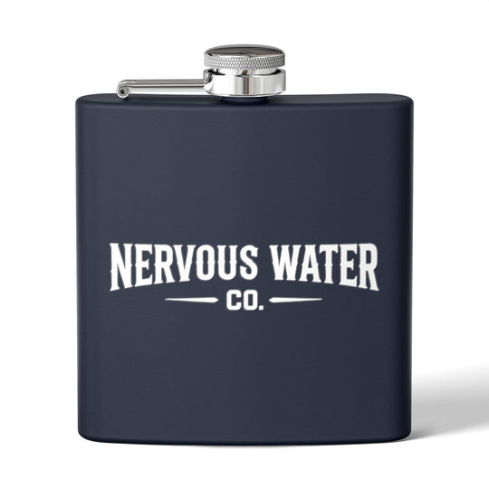 Nervous Water Co. 6oz Stainless Steel Flask