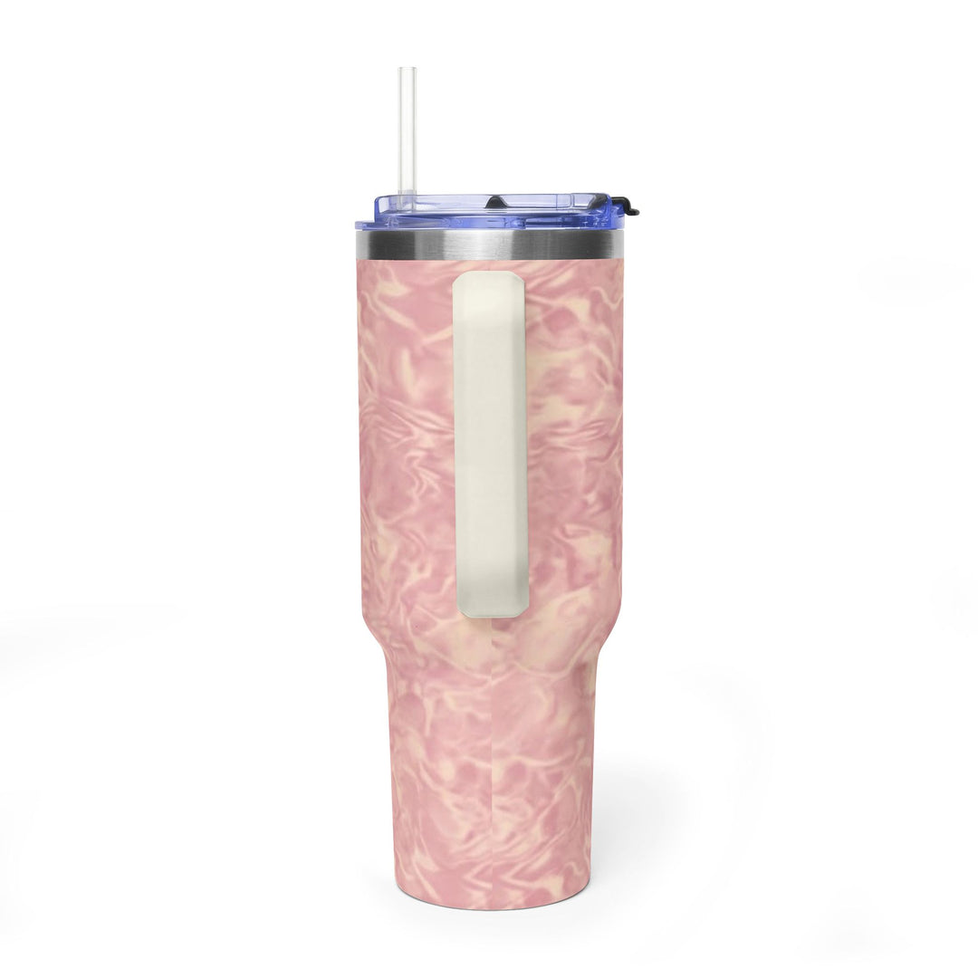 Pink Marble Tumbler - Nervous Water Company