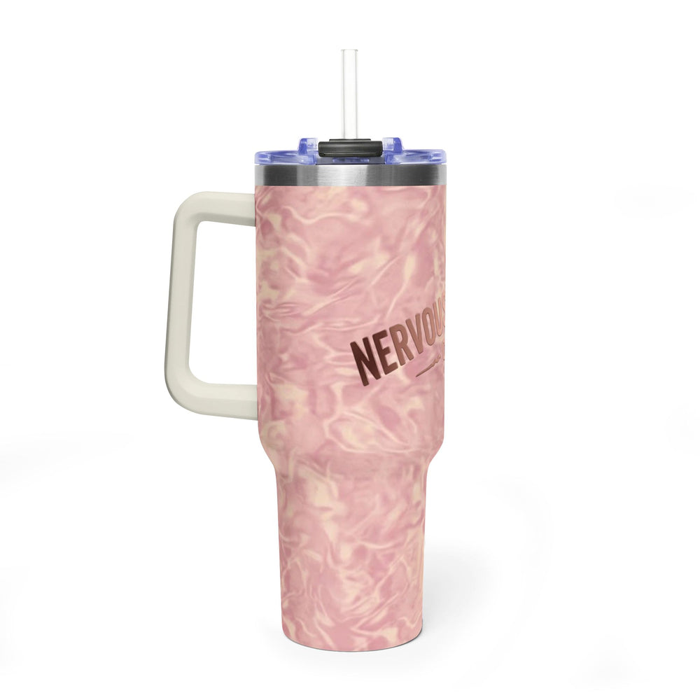 Pink Marble Tumbler - Nervous Water Company