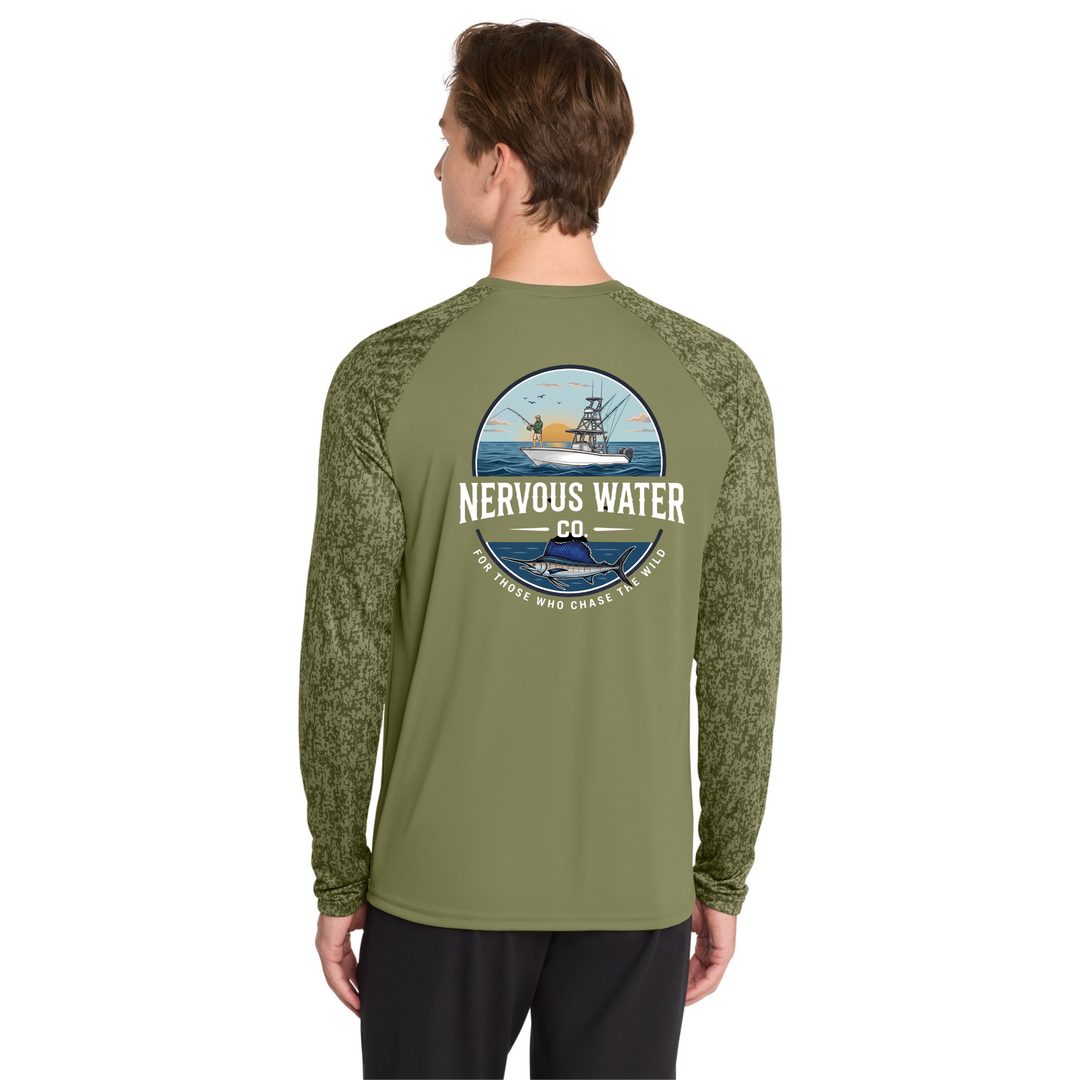 Offshore Digi Camo Sun Shirt - Nervous Water Company