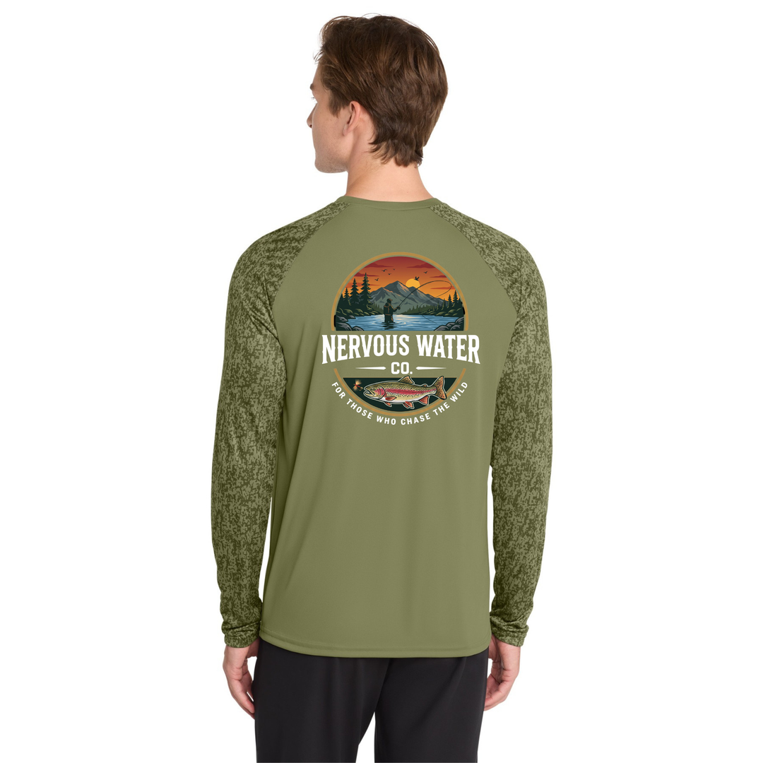The River Digi Camo Sun Shirt - Nervous Water Company