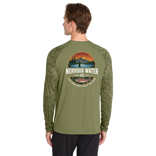 The River Digi Camo Sun Shirt - Nervous Water Company