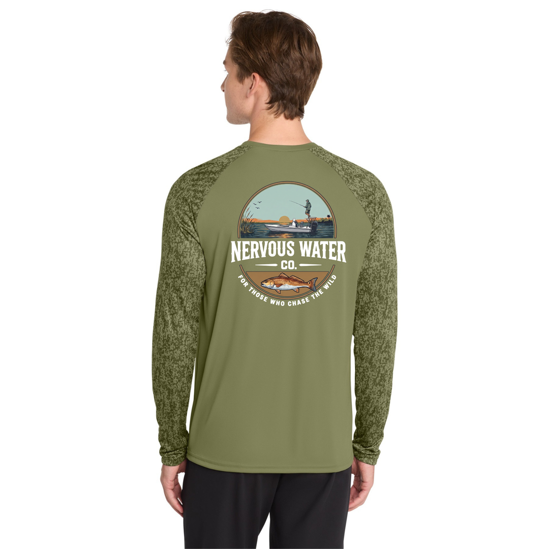The Flats Digi Camo Sun Shirt - Nervous Water Company