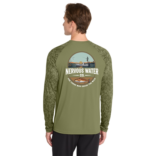 The Flats Digi Camo Sun Shirt - Nervous Water Company