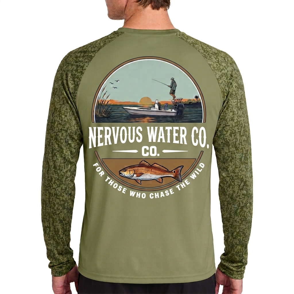 The Pier Digi Camo Sun Shirt
